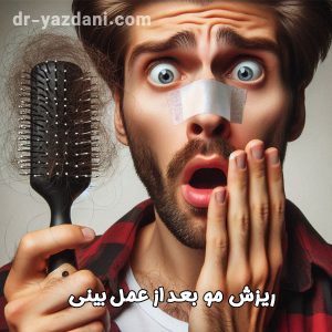 ریزش مو بعد از عمل بینی - دکتر جواد یزدانی