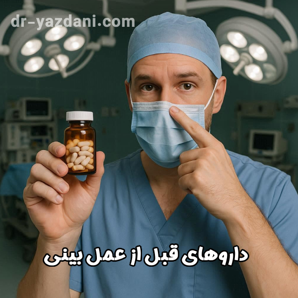 داروهای قبل از عمل بینی - دکتر جواد یزدانی 