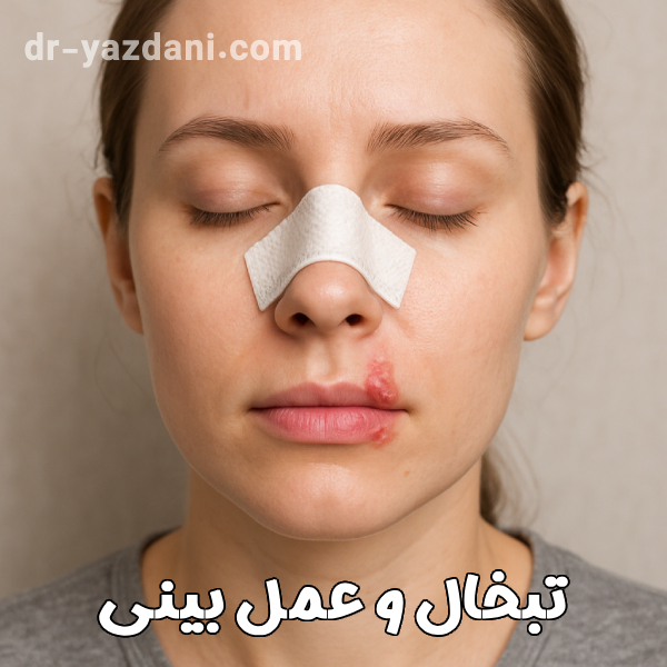 تبخال و عمل بینی - دکتر جواد یزدانی