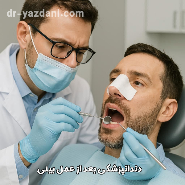 دندانپزشکی بعد از عمل بینی - دکتر جواد یزدانی
