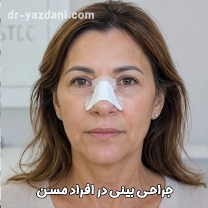 جراحی بینی در افراد مسن - دکتر یزدانی