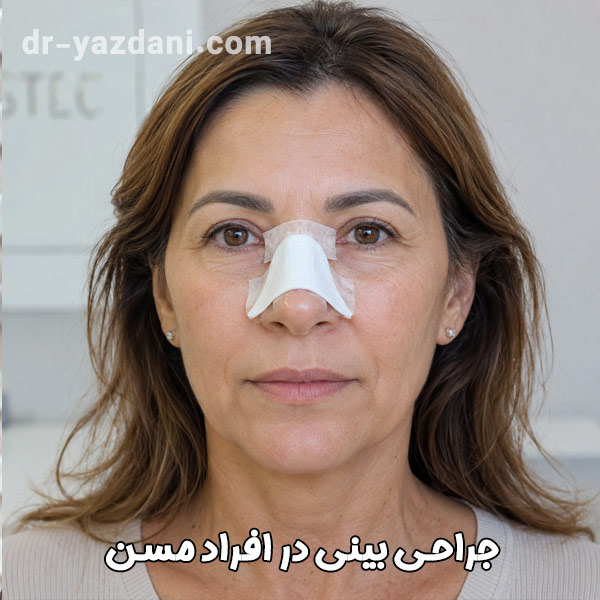 جراحی بینی در افراد مسن - دکتر یزدانی