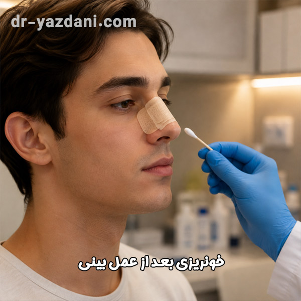 خونریزی بعد از عمل بینی - دکتر جواد یزدانی